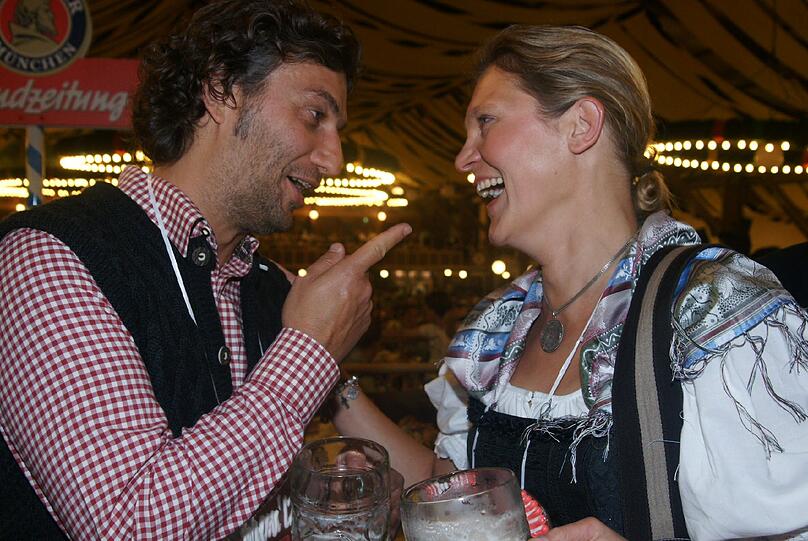 Opernstar Jonas Kaufmann mit Ehefrau Margarete Joswig