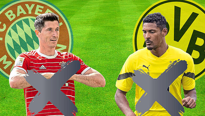 Zwei Topstürmer, die ihren Klubs definitiv fehlen werden: Robert Lewandowski (l.) und Sebastién Haller. Ob's ohne die beiden in dieser Saison gut geht?
