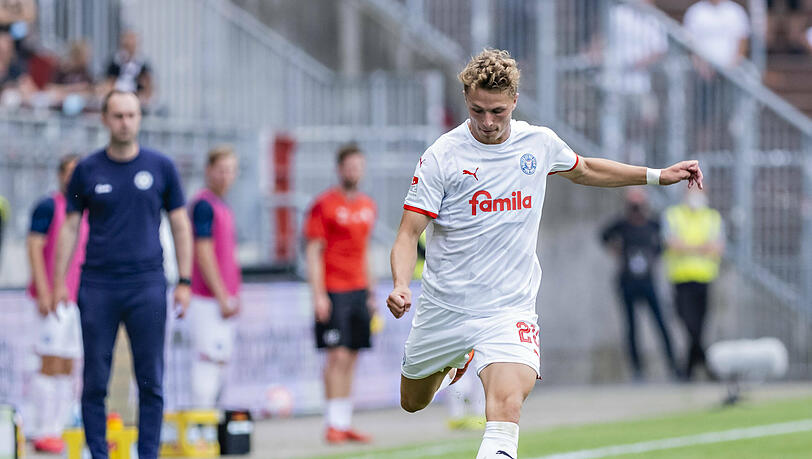 In der abgelaufenen Saison war Fiete Arp an den Zweitligisten Holstein Kiel ausgeliehen