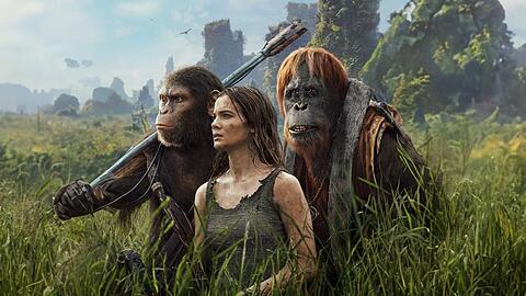"Planet der Affen: New Kingdom": Die Menschenfrau Noa (Freya Allan) k&auml;mpft gemeinsam mit dem friedlichen Teil der Affen um ihre Zukunft.