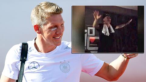 WM-Finalheld Bastian Schweinsteiger polarisiert momentan die Internetgemeinde.