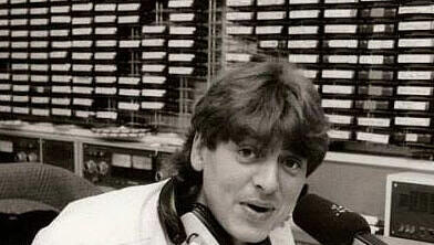 On Air bei Radio Gong: Walter Freiwald in den 80ern. On Air bei Radio Gong: Walter Freiwald in den 80ern.