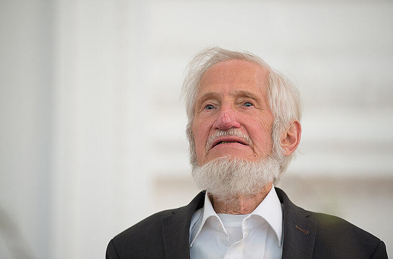 Rupert Neudeck bei der Verleihung des Erich-Fromm-Preises 2016.