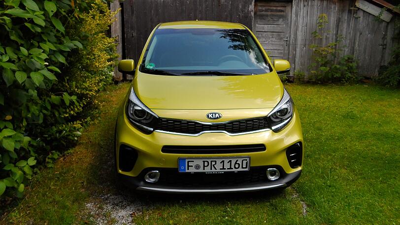 Auch der Picanto weist den Kühlergrill im Kia-typischen Tigernasen-Look auf, dazu große Kühlluftöffnungen.