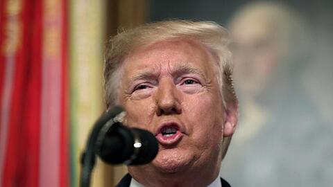 Donald Trump gibt den Tod von Abu Bakr al-Bagdadi bekannt.