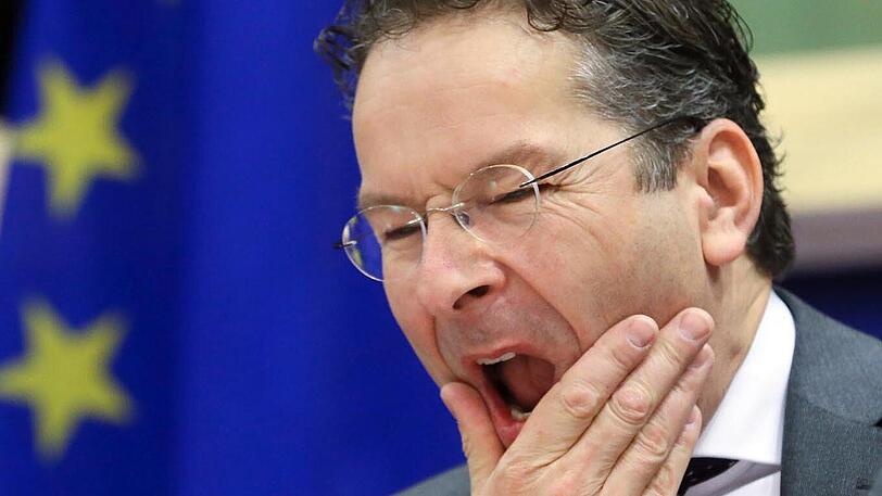 Zum Gähnen: der niederländische Finanzminister Jeroen Dijsselbloem.