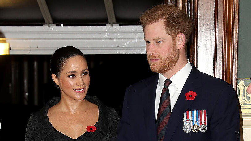 Herzogin Meghan und Prinz Harry feierten vor zwei Wochen den Remembrance Day mit der royalen Familie in der Royal Albert Hall in London