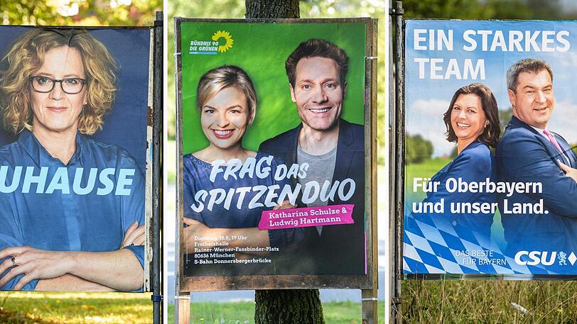Plakate, Plakate, Plakate: So war das im Landtagswahlkampf 2018 in der Stadt &ndash; zum Ärger vieler Münchner.