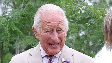 K&ouml;nig Charles freut sich &uuml;ber gute Umfragewerte.