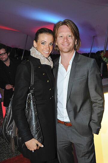 Promis beim Futurecom-Sommerfest: Mike Kraus und Frau Constanze.
