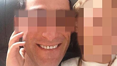 Alexander B. (37)  mit seiner Tochter.