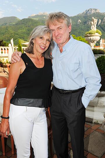 In der Residenz: Sepp Maier und seine Frau Monika.
