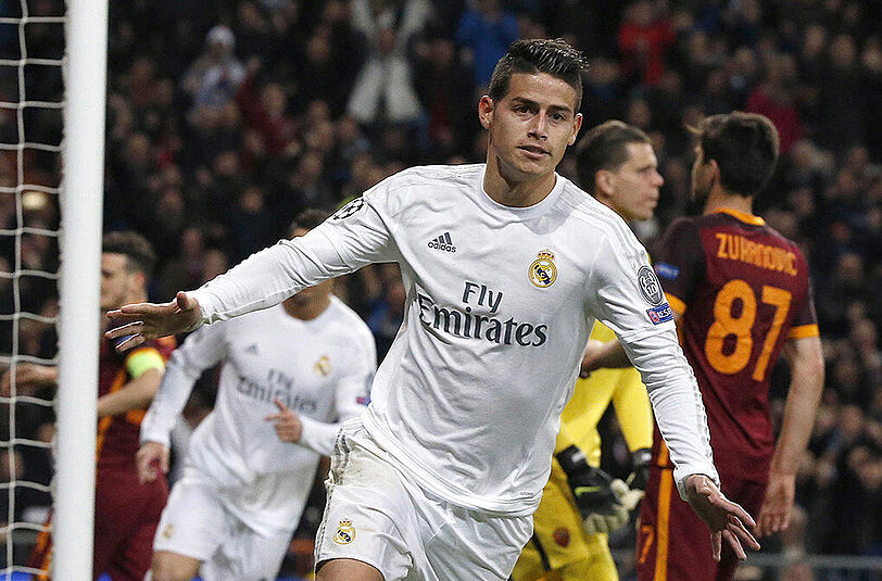 James Rodríguez sorgte mit dem Tor zum 2:0 für klare Verhältnisse.
