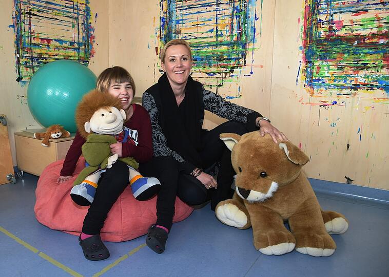Bettina Wulff bei ihrem Besuch im Lebenszentrum Königsborn in Unna