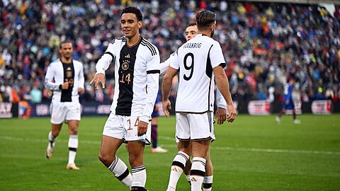 Jamal Musiala sorgte mit seinem Tor zum 3:1 f&uuml;r den Endstand.
