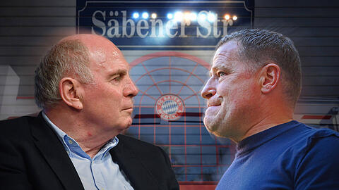 Es herrscht mal wieder Unruhe: Bayern-Aufsichtsrat Uli Hoeneß (l.) und Sportvorstand Max Eberl.