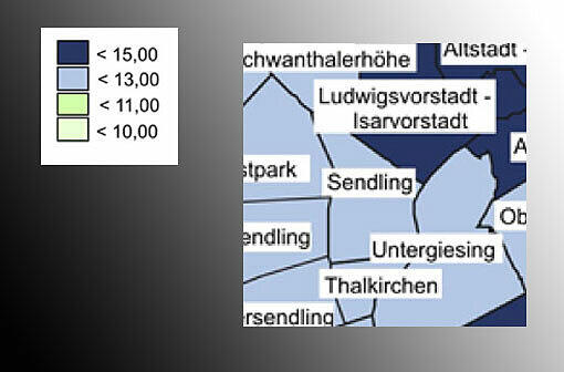 Sendling: 11,8 Euro/qm