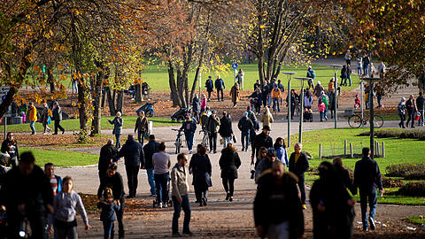 Herbstliches Treiben im Westpark. (Archivbild)