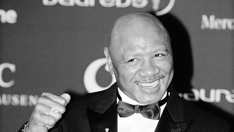 Tod mit 66: Die Box-Legende Marvelous Marvin Hagler bei den Laureus Awards. Tod mit 66: Die Box-Legende Marvelous Marvin Hagler bei den Laureus Awards.