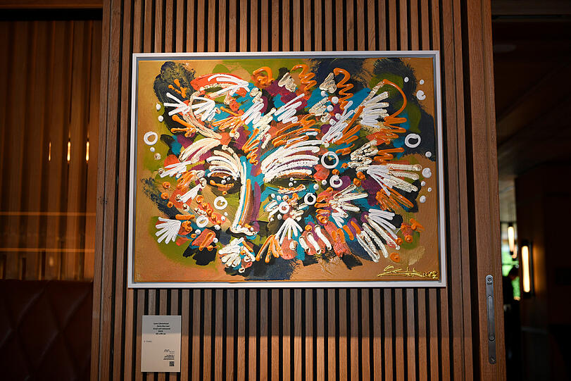 "Serie the Lion" von  Leon Löwentraut.