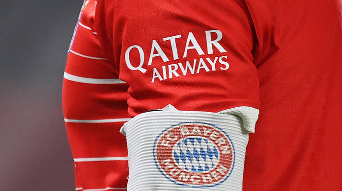 Qatar Airways ist seit Sommer 2018 Sponsor des FC Bayern.