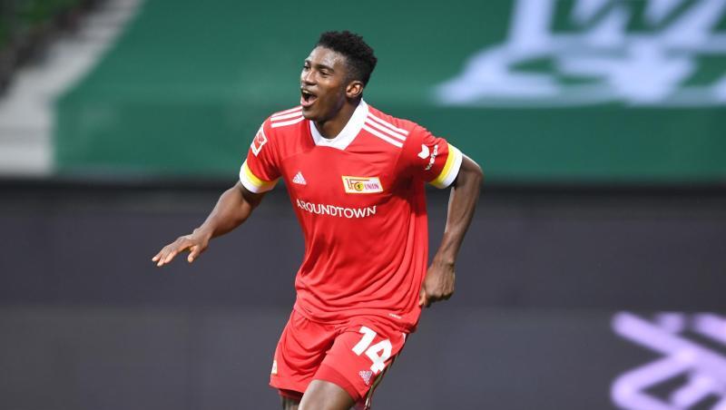 Taiwo Awoniyi schoss sieben der bislang 13 Liga-Tore von Union. Taiwo Awoniyi schoss sieben der bislang 13 Liga-Tore von Union.