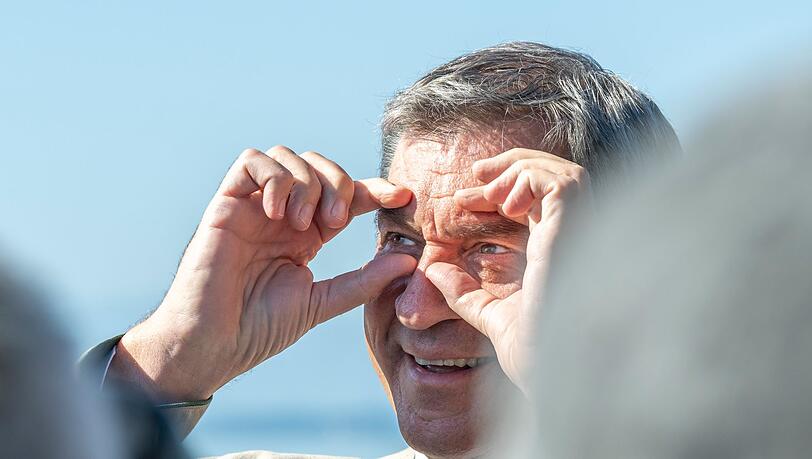 Blick Richtung Kanzleramt? Nein, Kapitel abgeschlossen, sagt Markus S&ouml;der.