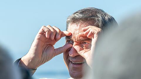 Blick Richtung Kanzleramt? Nein, Kapitel abgeschlossen, sagt Markus S&ouml;der.
