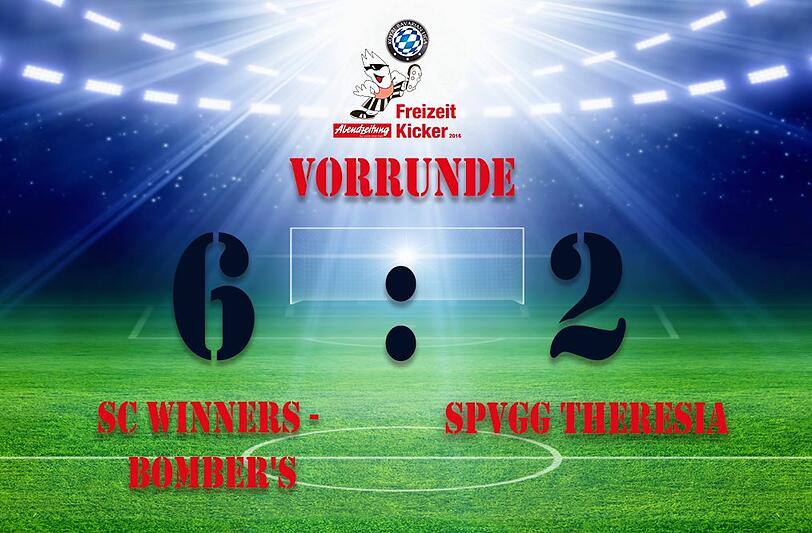 Überlegen gewinnen die SC Winners - Bomber's mit 6:2.