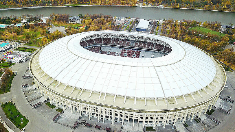 Für die WM 2018 umfangreich renoviert: das Luschniki-Stadion in Moskau.