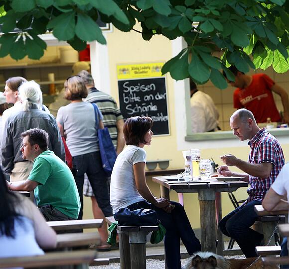 Mit Sicherheit ein Grund für die Attraktivität des Stadtteils: die Allacher Schießstätte.