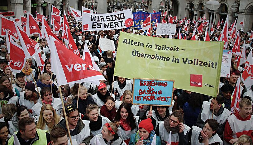 Bilder von der Demonstration