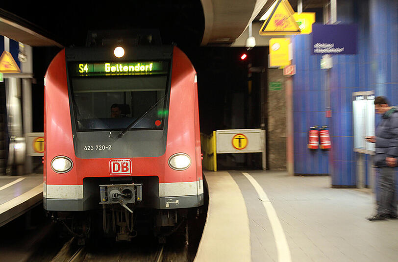 Stammstreckensperrung am Donnerstag. Zwischen Hackerbrücke und Ostbahnhof verkehren seit 5.50 Uhr keine S-Bahnen.