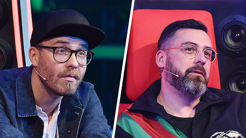 Sitzen gemeinsam in der "The Voice of Germany"-Jury: Mark Forster (li.) und Sido