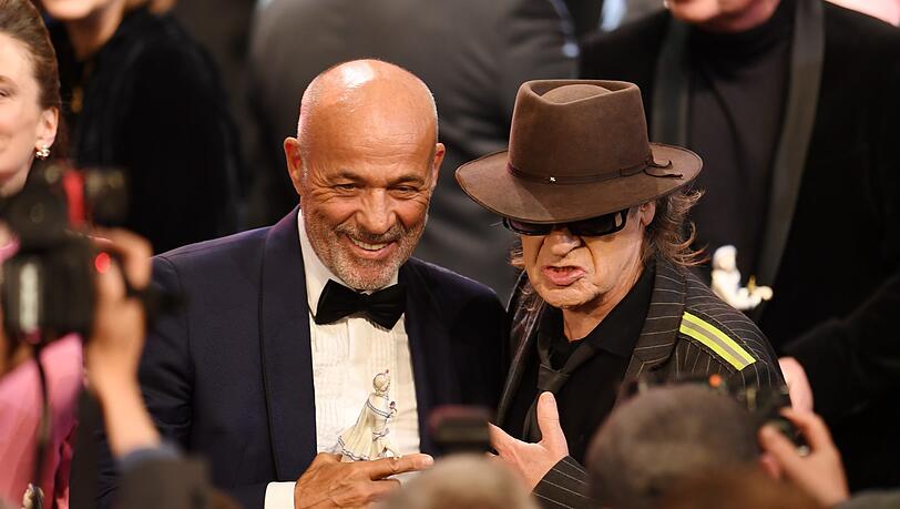Ehrengast Udo Lindenberg und Ehrenpreisträger Heiner Lauterbach. Ehrengast Udo Lindenberg und Ehrenpreisträger Heiner Lauterbach.