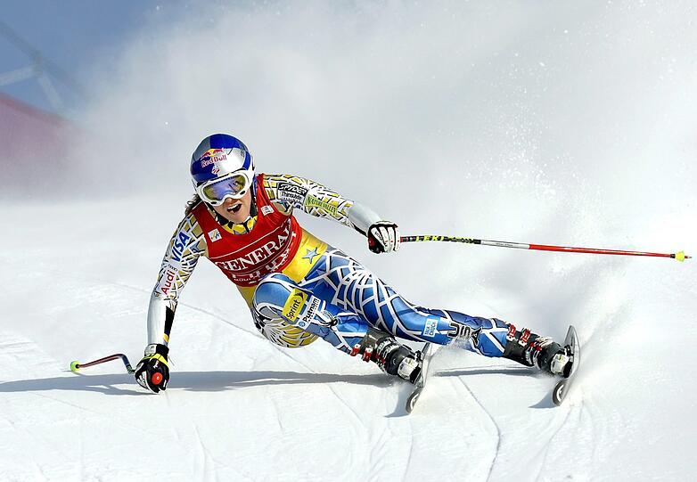 25. Februar 2011: Lindsey Vonn beim Super G im schwedischen Are.
