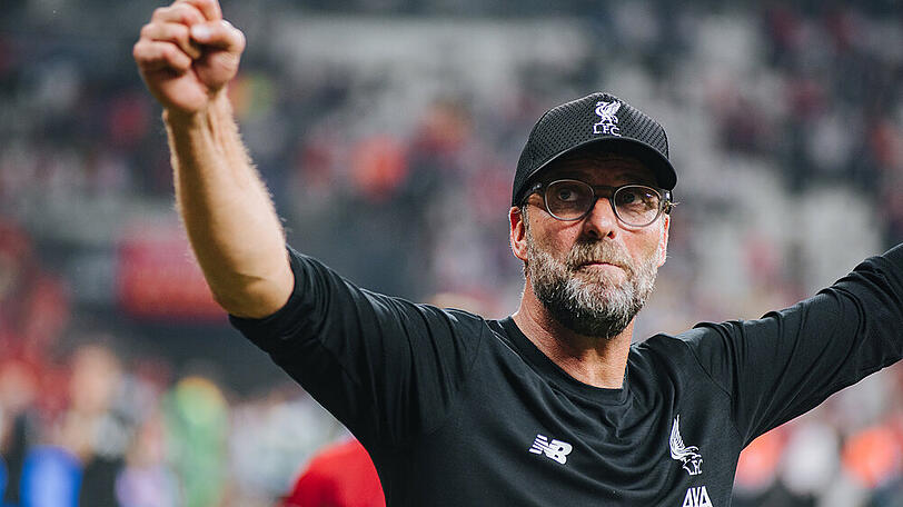 Jürgen Klopp feiert mit dem FC Liverpool die englische Meisterschaft
