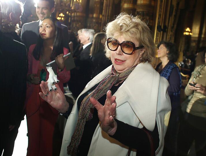 Die britische Musikerin und Schauspielerin Marianne Faithfull