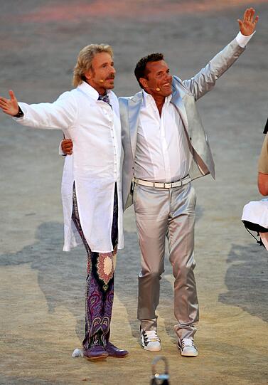 Thomas Gottschalk und Dieter Bohlen bei "Wetten, dass...?"