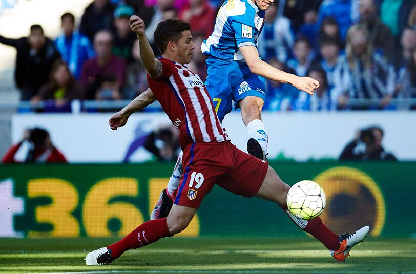 Atlético Youngster Lucas Hernández spielt wahrscheinlich als Godin-Ersatz gegen den FC Bayern.