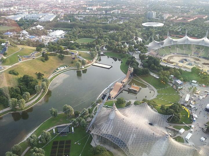 Vom Turm hat meine eine fantastische Übersicht.