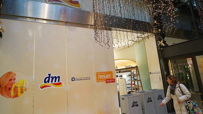 Am 25.11. eröffnet der dm in der Fußgängerzone in München.