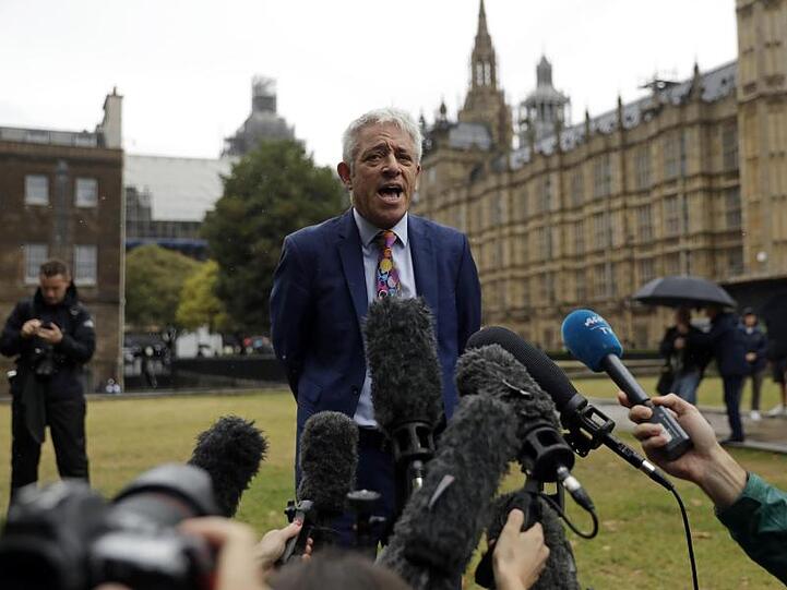 Alles in Order: Unterhaus-Sprecher John Bercow verkündet, dass das Parlament schon morgen wieder zusammenkommt.