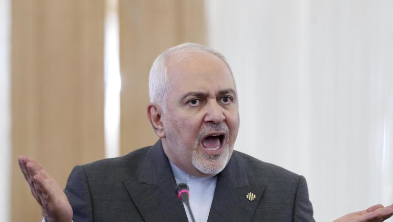 Irans Außenminister Mohammed Dschawad Sarif bei einem Auftritt im August 2019. Irans Außenminister Mohammed Dschawad Sarif bei einem Auftritt im August 2019.