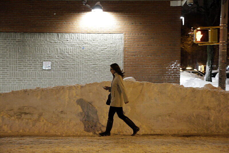 Die Bilder vom Schneechaos im Osten der USA.