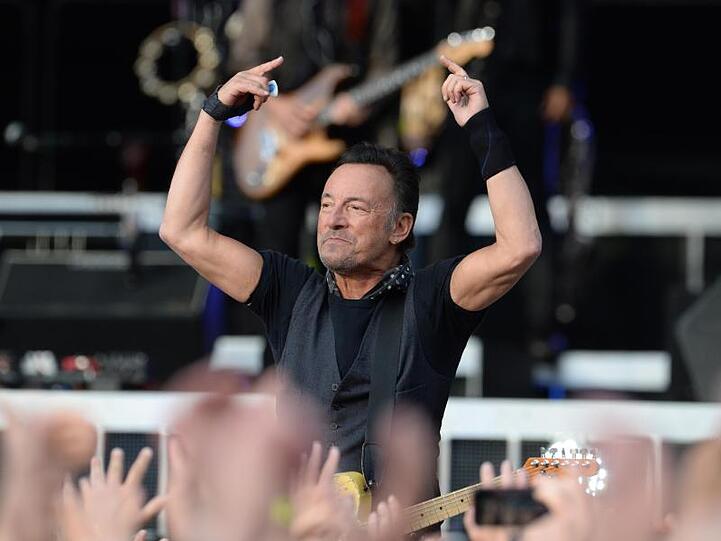 Bruce Springsteen 2016 im Münchener Olympiastadion.
