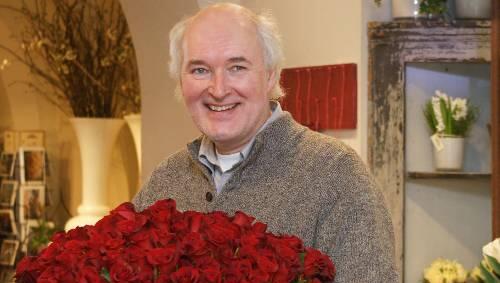 Joachim Bahlmann von der Münchner Blumenbinderei Bahlmann im Rathaus Joachim Bahlmann von der Münchner Blumenbinderei Bahlmann im Rathaus