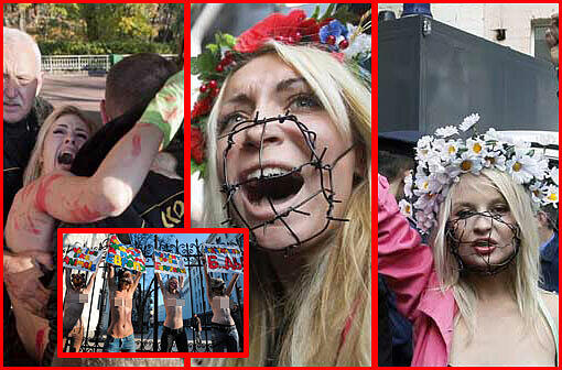 Sie sind wieder unterwegs: Die ukrainische Protestgruppe "Femen", bekannt für ihre "offenherzigen" Protestaktionen, hat wieder viel nackte Haut gezeigt - diesmal im Zoo. Mit ihrem barbusigen Protest im Zoo von Kiew wollten die Aktivistinnen am Donnerstag auf die unsachgemäße Haltung von Tieren in Käfigen aufmerksam machen - die Bilder.
