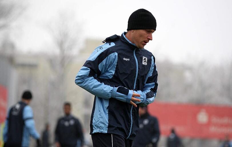 Neuzugang Rob Friend beim Training der Löwen.