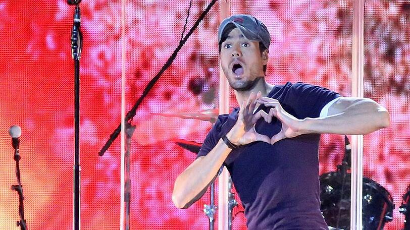 Enrique Iglesias während eines seiner Konzerte